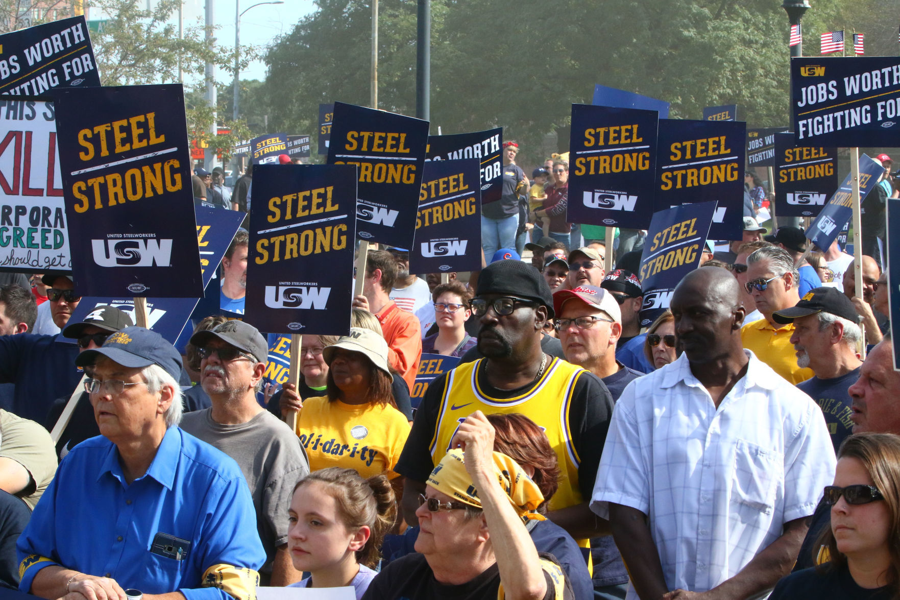 Gallery: Steelworkers rally in Gary